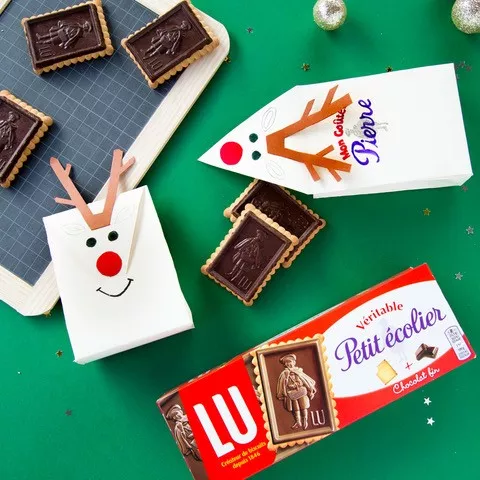 Boîte à goûter « Petit Renne » avec Petit écolier de Lu