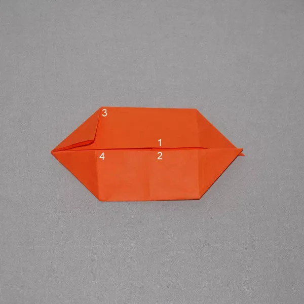 Etape 3 de l'origami