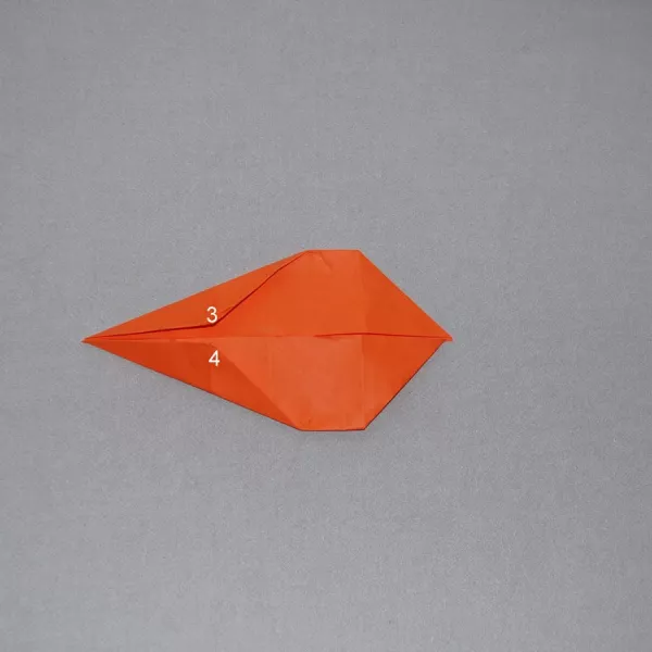 Etape 4 de l'origami