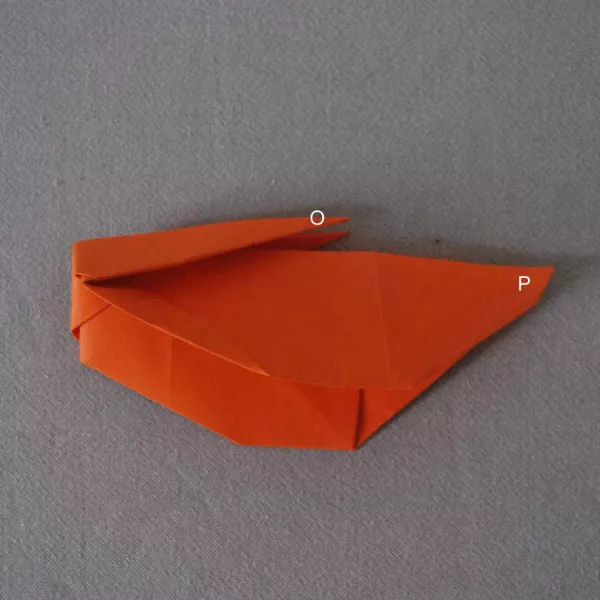 Etape 5 de l'origami
