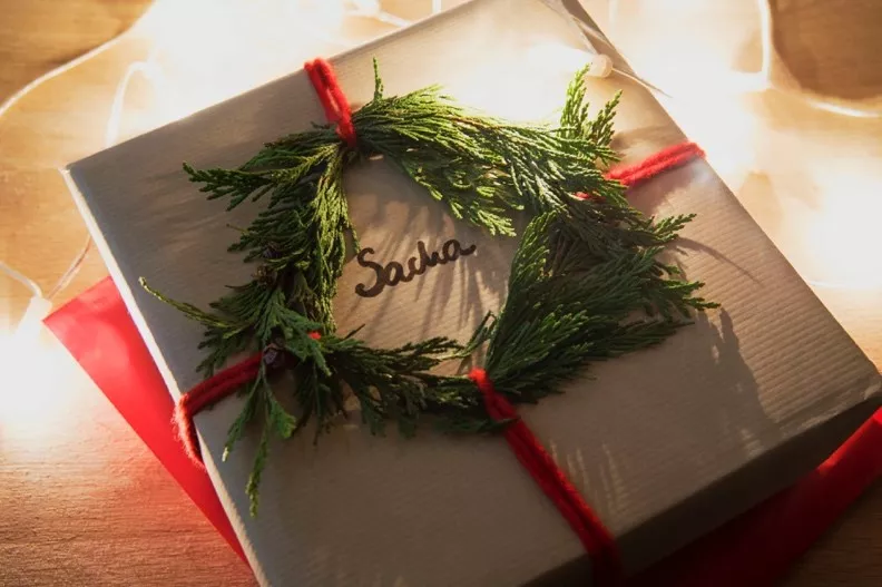 Un DIY de paquet cadeau de noël 