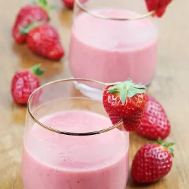 Milk-shake à la fraise