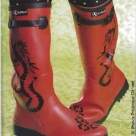 Des bottes de pluie personnalisées !