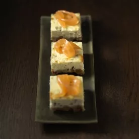 Cheese cake* au saumon et aux Crackers Belin®