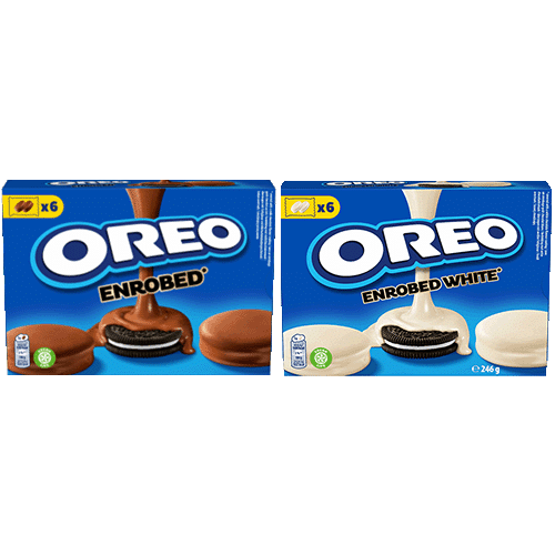 Oreo enrobés blanc + lait