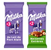 Milka Lait Alpin et Noisettes