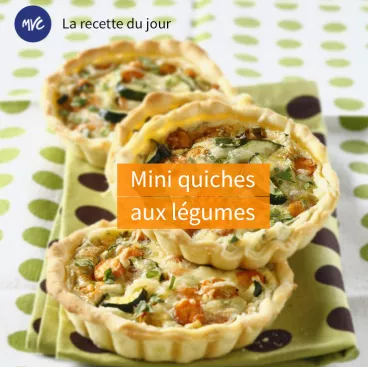 mini quiches aux legumes