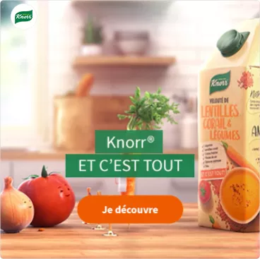 la nouvelle gamme de soupes knorr