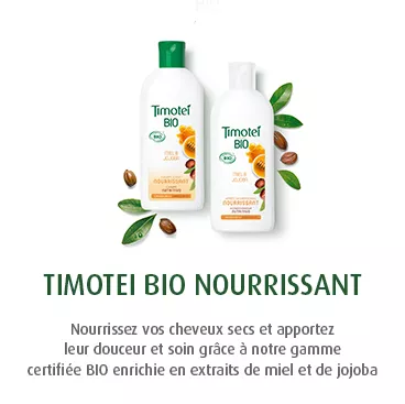 Timotei bio nourrissant pour cheveux secs Alignement : Centre