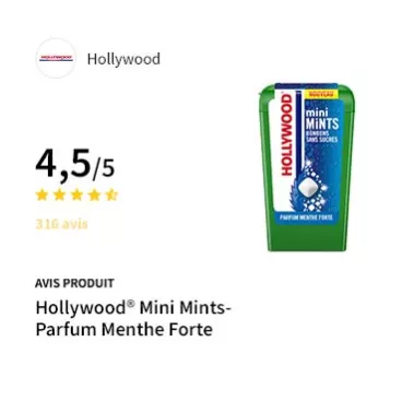 Hollywood mini-mints