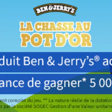 BEN AND JERRYS Card reduc