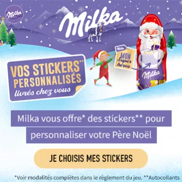 Milka stickers card hp