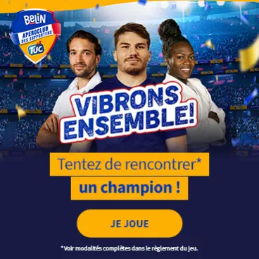 Belin aperoclub des supporters rugby Card jeux