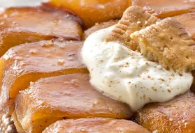 Tarte tatin aux Petit LU® Beurre et Sel de Guérande