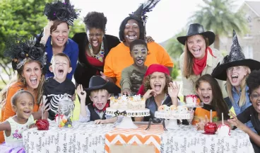 Un goûter d’Halloween avec parents et enfants