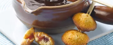 Fondue au chocolat avec LULU L'Ourson ®