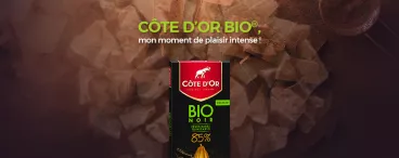 Côte d’Or® Bio, mon moment de plaisir intense Oui à mon instant gourmand avec Côte d’Or Bio