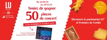 Des palces de concerts à ganger, et plein d’autres lots à l’occasion du partenariat entre LU® et Premiers de Cordée.