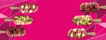 Magnum ruby glace recette topping rose chocolat