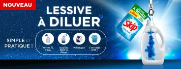 SKIP LESSIVE A DILUER NOUVEAU INNOVATION ECONOMIQUE ECOLOGIQUE PRATIQUE