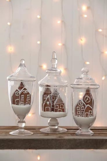 Maisonnettes de Noël en pain d’épices maison pain d'épice