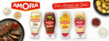 Régalez-vous avec vos sauces d’accompagnement et votre livre de recette Amora® OFFERT ! BONS DE RÉDUCTION : SAUCES D’ACCOMPAGENEMENT
