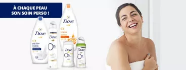 La gamme de Dove pour chaque type de peau.