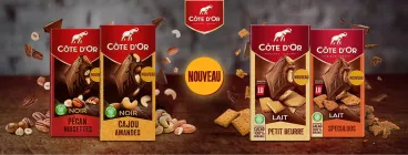 Packs de Côte d’Or avec des fruits à coque