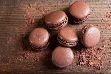 Des macarons au chocolat Côte d’Or®