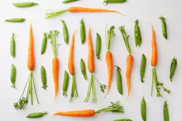 Des carottes et des petits pois
