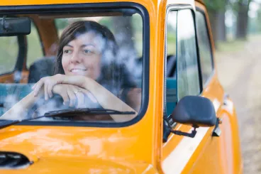 Femme au volant