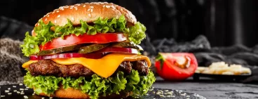 Pierrade américaine viande hamburger 