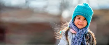 Un enfant bien protégé du froid