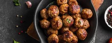 Boulettes de viandes dans un plat