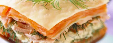 Lasagnes aux deux saumons avec Philadelphia® Saumon et Aneth