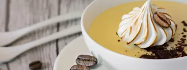Crème sabayon au café Tassimo® meringuée