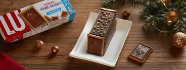 Bûche de Noël facile au Petit Écolier