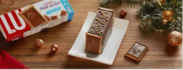 Bûche de Noël facile au Petit Écolier