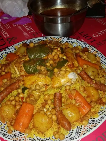 couscous avec legumes frais