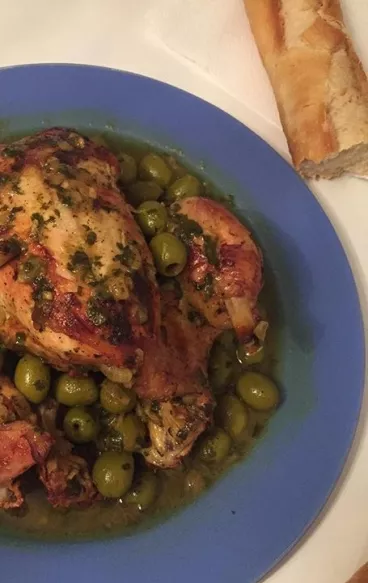 Poulet aux olives