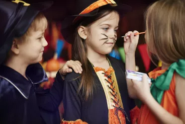 Un déguisement pour Halloween fait maison