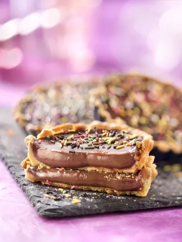 Tarte au chocolat et Carambar® Caramel