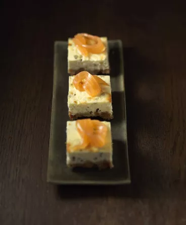 Cheese cake* au saumon et aux Crackers Belin®