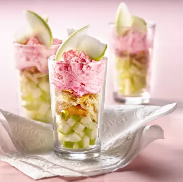 Espuma de betterave à la pomme verte avec TUC®