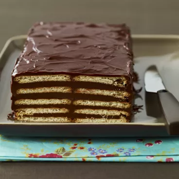 Gâteau au Véritable Petit Beurre LU® et au chocolat