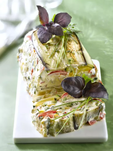 Terrine de légumes grillés au Philadelphia® nature