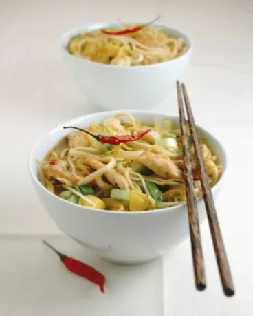 Wok de dinde au curry avec Planta Fin®