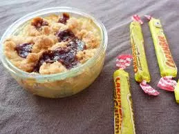 Crumble ananas et carambar