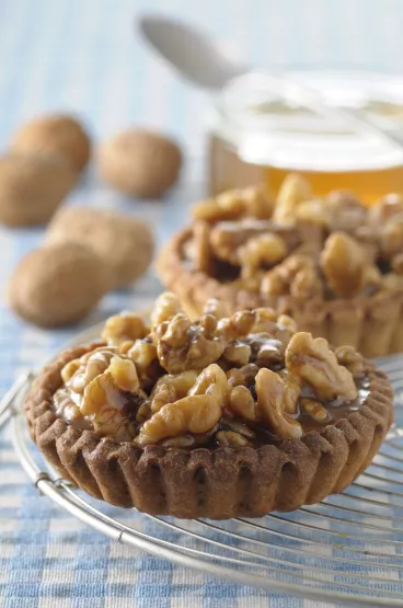 Tartelettes aux noix et au miel