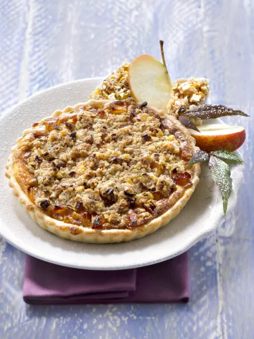 Tarte aux pommes en crumble de Grany®